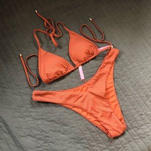Victoria Secret Ribbed High-Cut Bikini